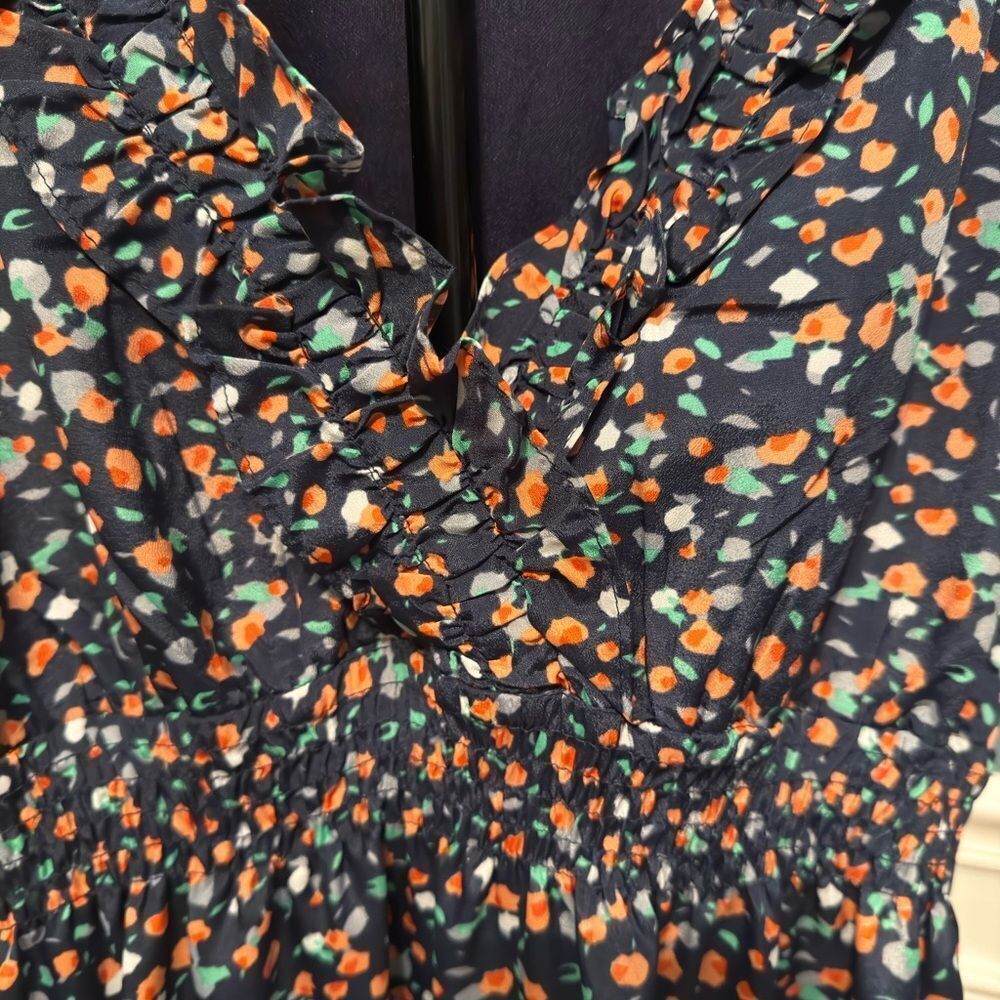 Annabelle Blue Floral Mini Dress - Picture 4 of 4